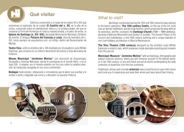 La Concejalía de Turismo presenta en FITUR el nuevo folleto informativo donde se recoge el patrimonio cultural de Jumilla - 2, Foto 2