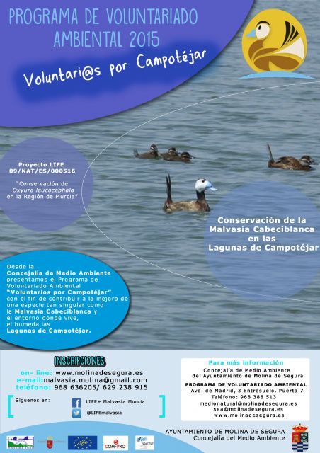 El Ayuntamiento de Molina de Segura pone en marcha el Programa de Voluntariado Ambiental Voluntari@s por Campotéjar - 1, Foto 1