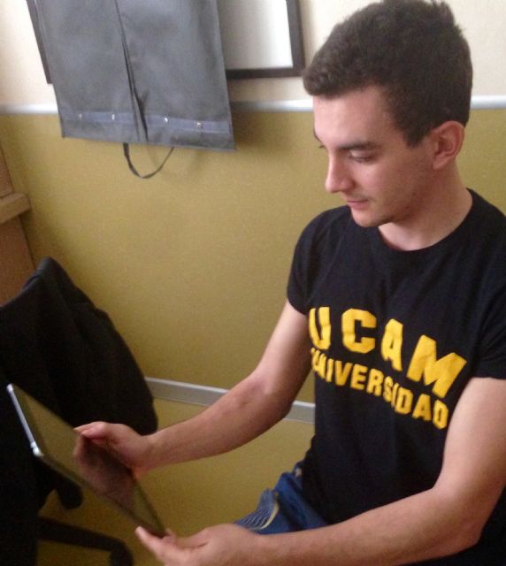 El paralímpico invidente Descarrega estudia Psicología en la UCAM - 1, Foto 1