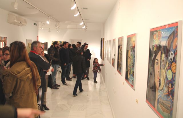 Los jóvenes artistas lumbrerenses Salva Piñero e Ismael Elvira inauguraron su exposición Libre albedrío en el Centro Cultural Casa de los Duendes - 2, Foto 2