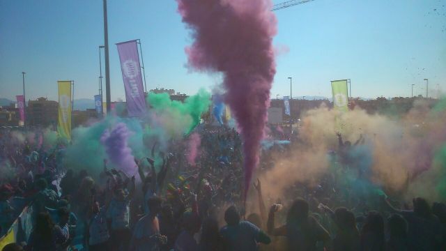 8.000 runners dieron color a la HOLI RUN Murcia Carnival Edition - 1, Foto 1