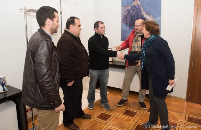 Barreiro trasmite su apoyo a las peñas del Cartagena - 1, Foto 1