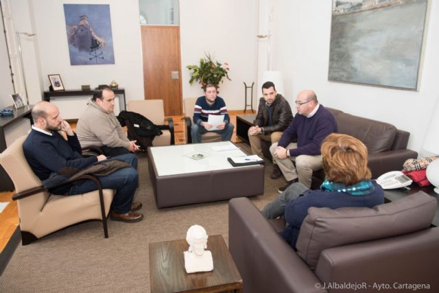 Barreiro trasmite su apoyo a las peñas del Cartagena - 3, Foto 3