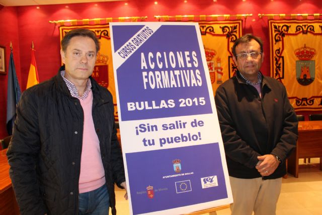 Cinco cursos con certificado de profesionalidad serán impartidos a lo largo del 2015 en Bullas - 1, Foto 1