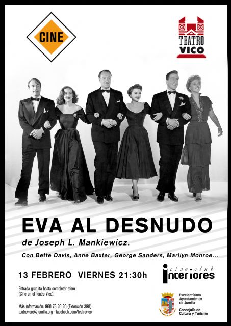 El cine clásico con Eva al Desnudo y el Concierto Didáctico de AJAM serán las citas del fin de semana en el Teatro Vico - 1, Foto 1