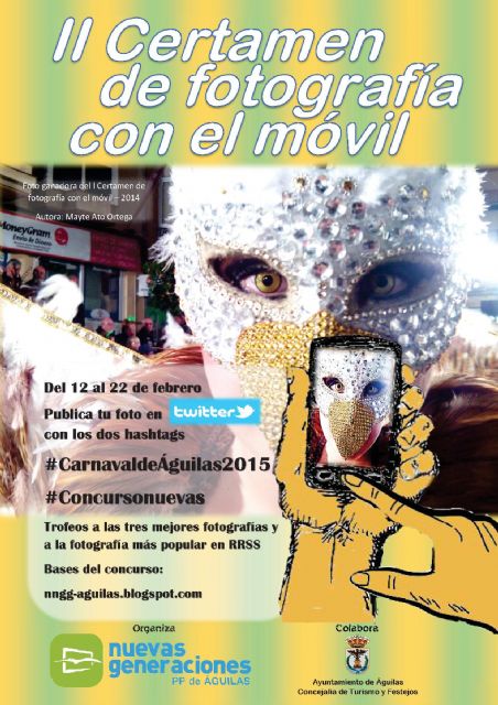Nuevas Generaciones organiza el II Certamen de Fotografía con Móvil para promocionar el Carnaval de Águilas - 1, Foto 1