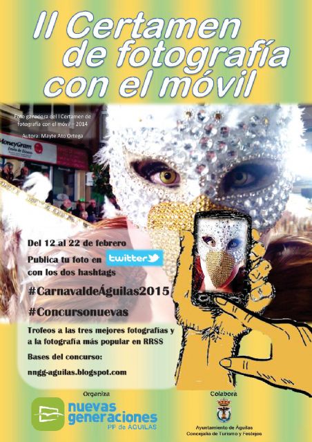 Nuevas Generaciones organiza el II Certamen de Fotografía con Móvil para promocionar el Carnaval de Águilas - 1, Foto 1