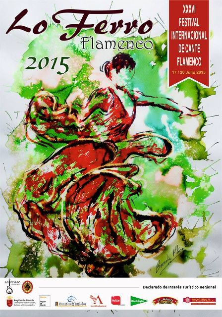 El pintor Antonio Buendía Martínez autor del cartel del Festival de Cante Flamenco de Lo Ferro - 1, Foto 1