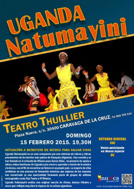 El coro de Música para salvar vidas actúa este domingo en Caravaca - 1, Foto 1