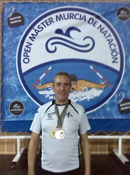 The totanero swimmer Jos Miguel Cano participated in the II Open Swim Master Murcia, Foto 2
