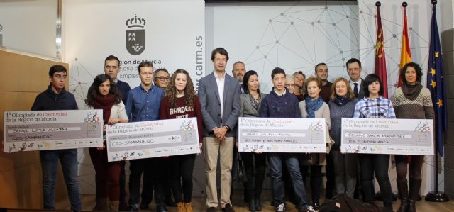 Juan Carlos Ruiz recibe a los ganadores de la IV Olimpiada de Creatividad - 1, Foto 1