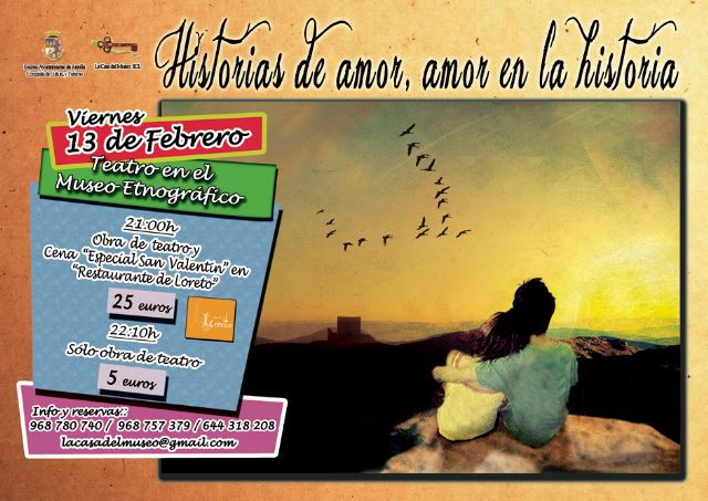 Los Museos Arqueológicos de la Región de Murcia y la obra Historias de Amor, Amor en la Historia citas destacadas de la agenda cultural - 2, Foto 2