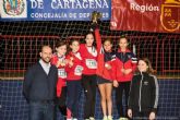 Cartagena, campeona regional en la final de Jugando al Atletismo categora alevn