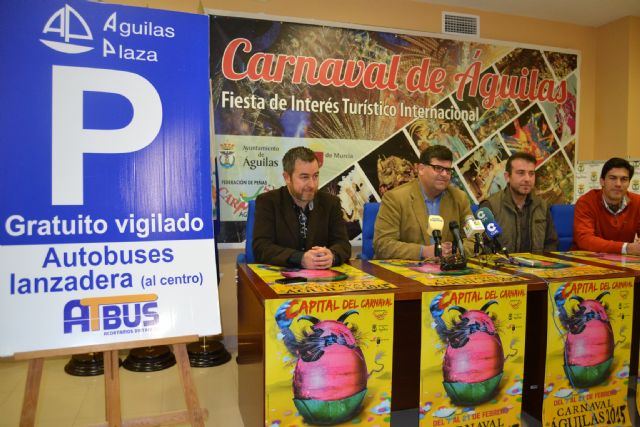 Ampliación del servicio de autobús y las zonas de aparcamiento en el Carnaval de Águilas - 1, Foto 1