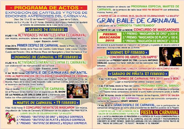 Los más pequeños protagonizan el comienzo del Carnaval de Cehegín 2015 - 2, Foto 2