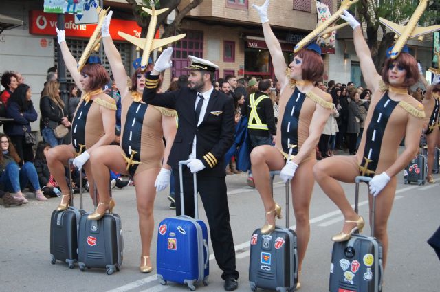 Catorce peñas protagonizan el primer desfile de carnaval en Totana - 2, Foto 2