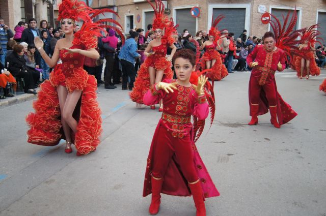 Catorce peñas protagonizan el primer desfile de carnaval en Totana - 3, Foto 3
