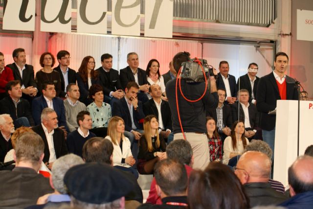 Quedan cien días para el cambio: Salvador Santa en la presentación de candidatos de la Región de Murcia con Pedro Sánchez - 1, Foto 1