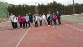 Primer encuentro Interclub de la Escuela de Tenis Kuore de Totana contra la Escuela de Lorca Club de Tenis