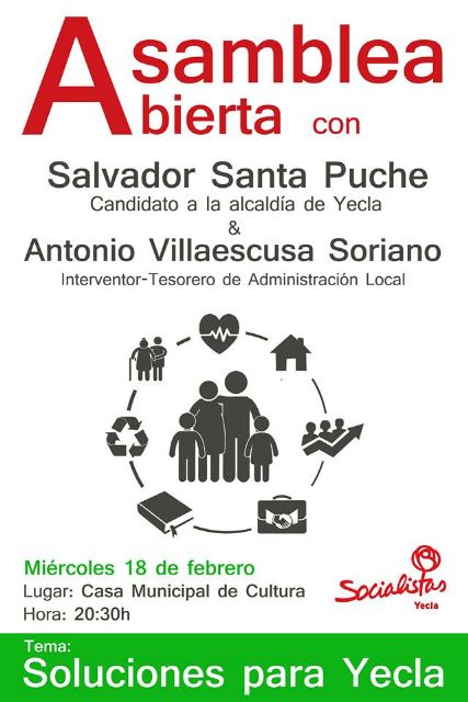 Asamblea Abierta con Salvador Santa y Antonio Villaescusa en la Casa Municipal de Cultura - 1, Foto 1