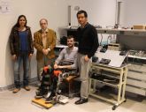Investigadores de la UPCT diseñan el prototipo de un exoesqueleto que sustituir muletas y sillas de ruedas