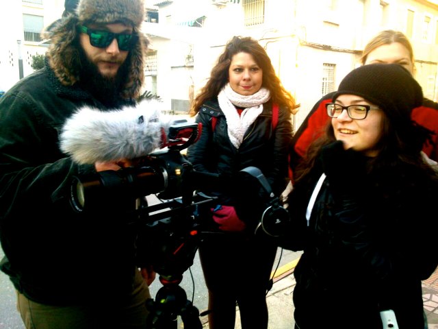 Un grupo de jóvenes de Lorquí rueda un spot sobre el municipio - 3, Foto 3