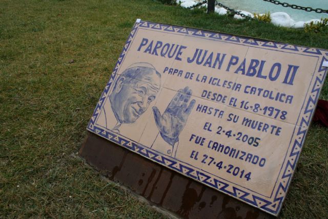 El Parque Juan Pablo II recuerda la figura de este emblemático personaje histórico - 4, Foto 4