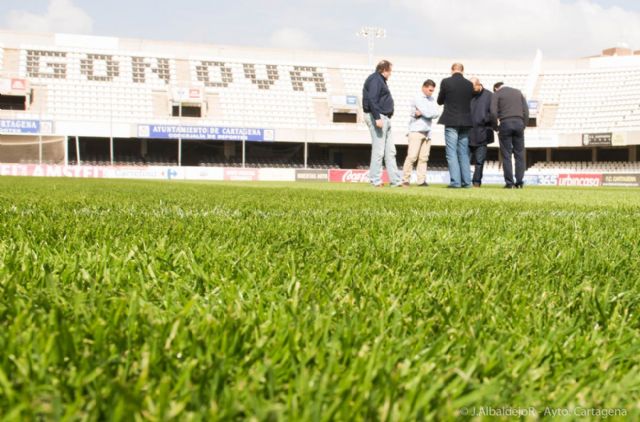 El Cartagonova esta preparado para el amistoso que jugará la Sub-21 en Cartagena - 1, Foto 1