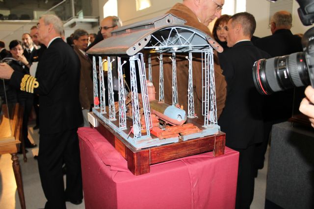 Inaugurada la exposición de maquetas y fotografías de submarinos por el centenario del Arma Submarina - 2, Foto 2