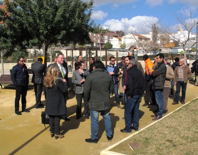 Bernabé destaca en su visita a Lorca que las obras de reconstrucción están en su recta final - 1, Foto 1