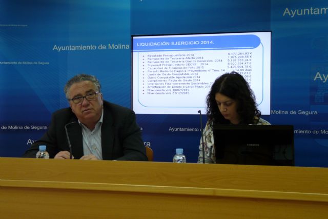 El Ayuntamiento de Molina de Segura liquida el Presupuesto Municipal de 2013 con un superávit de 9.280.394 euros y sale del Plan de Ajuste - 1, Foto 1