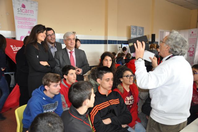 Escolares de Jumilla visitan las Demostraciones Tecnológicas del SICARM - 1, Foto 1