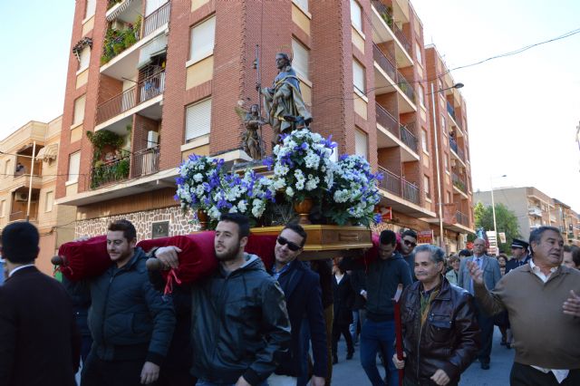 Los blanqueños acompañan a su Patrón San Roque hacia su retiro cuaresmal - 2, Foto 2