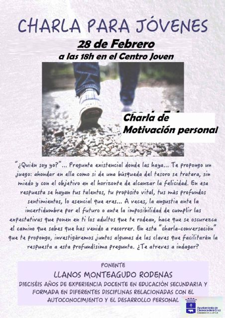 Juventud celebra este sábado un taller de motivación y desarrollo personal en el Centro Joven - 1, Foto 1