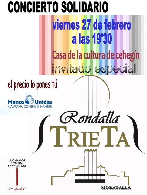 Manos Unidas cierra su campaña de lucha contra la pobreza con un concierto de la Rondalla Trieta - 1, Foto 1