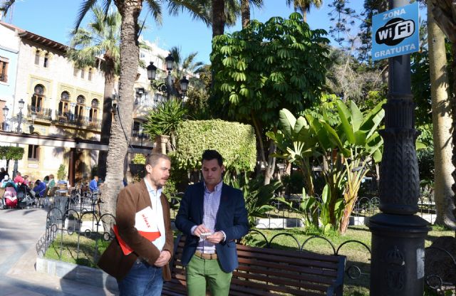 La Glorieta, El Placetón y la Plaza Gutiérrez Mellado de Águilas ya disponen de Wifi gratuito - 1, Foto 1