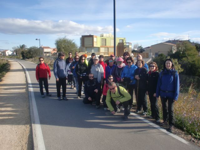 The program trekking Sports Council resumes with a route through the bank of the River Segura as it passes through Murcia, Foto 2