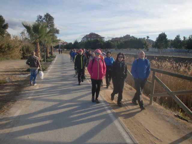 The program trekking Sports Council resumes with a route through the bank of the River Segura as it passes through Murcia, Foto 3