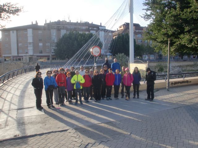 The program trekking Sports Council resumes with a route through the bank of the River Segura as it passes through Murcia, Foto 4