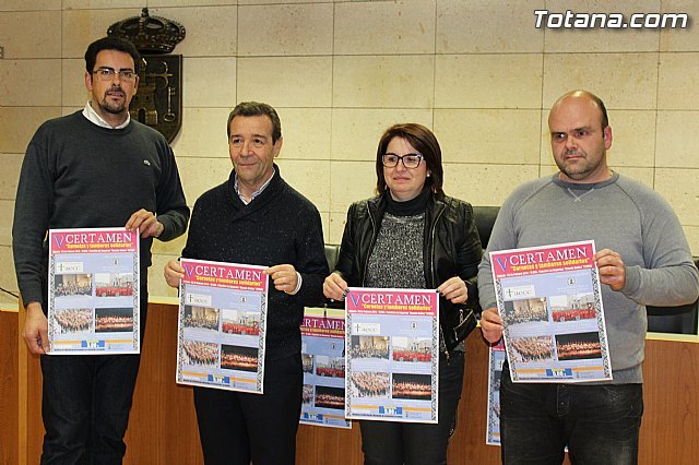 Totana host the V Contest "solidarity Bugles and Drums" to benefit the local board of the Spanish Association Against Cancer, Foto 1