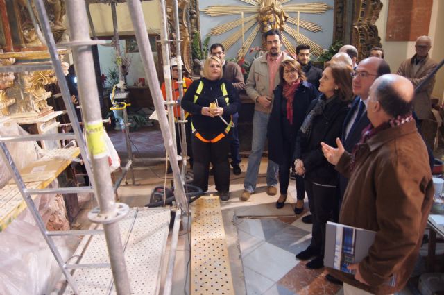 El retablo de Santa Eulalia recuperará su esplendor original tras los trabajos de restauración - 1, Foto 1