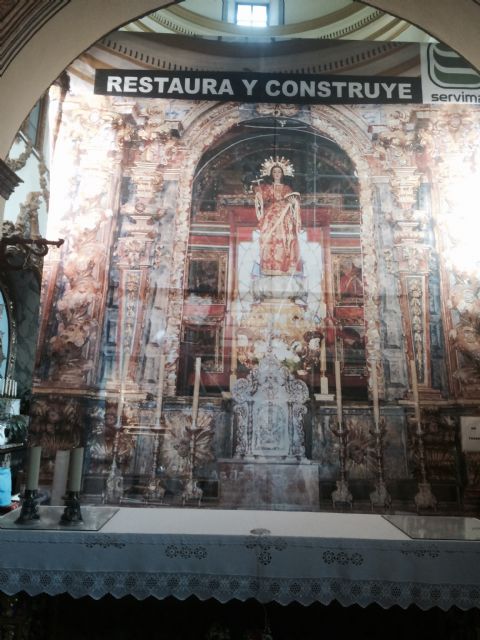 The altarpiece of Santa Eulalia regain its original splendor after the restoration work, Foto 4