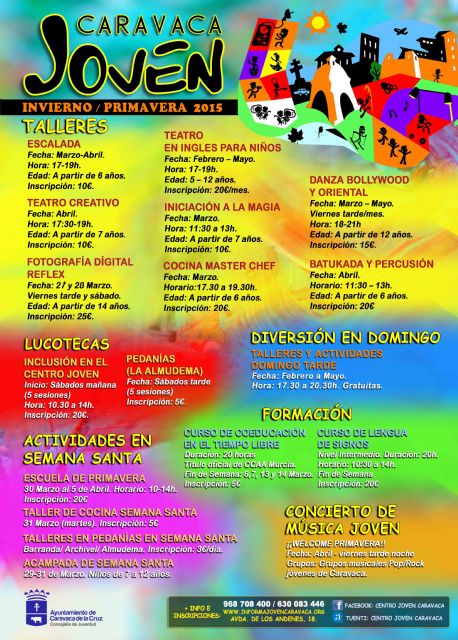 Nuevos talleres y cursos formativos en la programación Caravaca Joven - 2, Foto 2