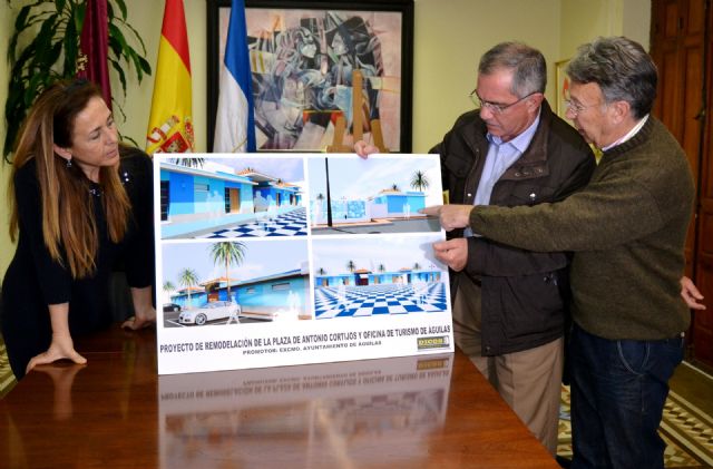 El Ayuntamiento de Águilas presenta el proyecto de remodelación de la Plaza de Antonio Cortijos y la Oficina de Turismo - 2, Foto 2