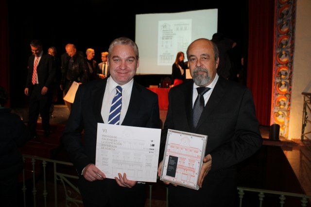 El alcalde de Mazarrón recoge el premio a la calidad en la edificación de las Casas Consistoriales - 3, Foto 3