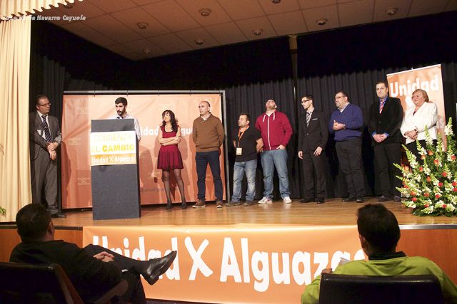 Baño de masas en la presentación del candidato a la alcaldía de Unidad X Alguazas - 1, Foto 1