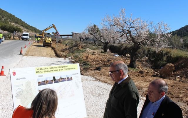 El Gobierno regional destina 300.000 euros a remodelar la carretera de Benizar y mejorar su seguridad vial - 2, Foto 2