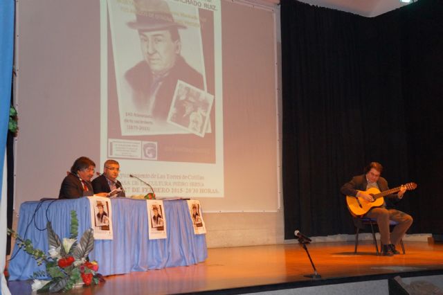La asociación Acultarmar recordó en Las Torres de Cotillas a Machado en el 140° aniversario de su nacimiento - 1, Foto 1