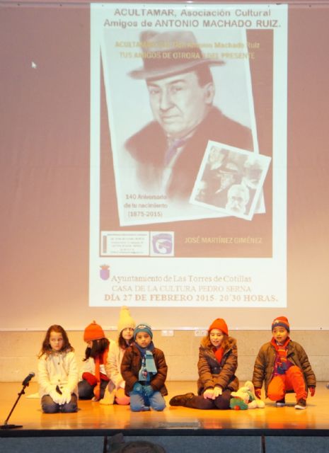 La asociación Acultarmar recordó en Las Torres de Cotillas a Machado en el 140° aniversario de su nacimiento - 3, Foto 3