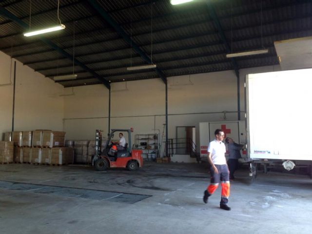 Cruz Roja comienza el traslado a su nuevo almacén logístico regional para Socorros y Emergencias de Ceutí - 1, Foto 1